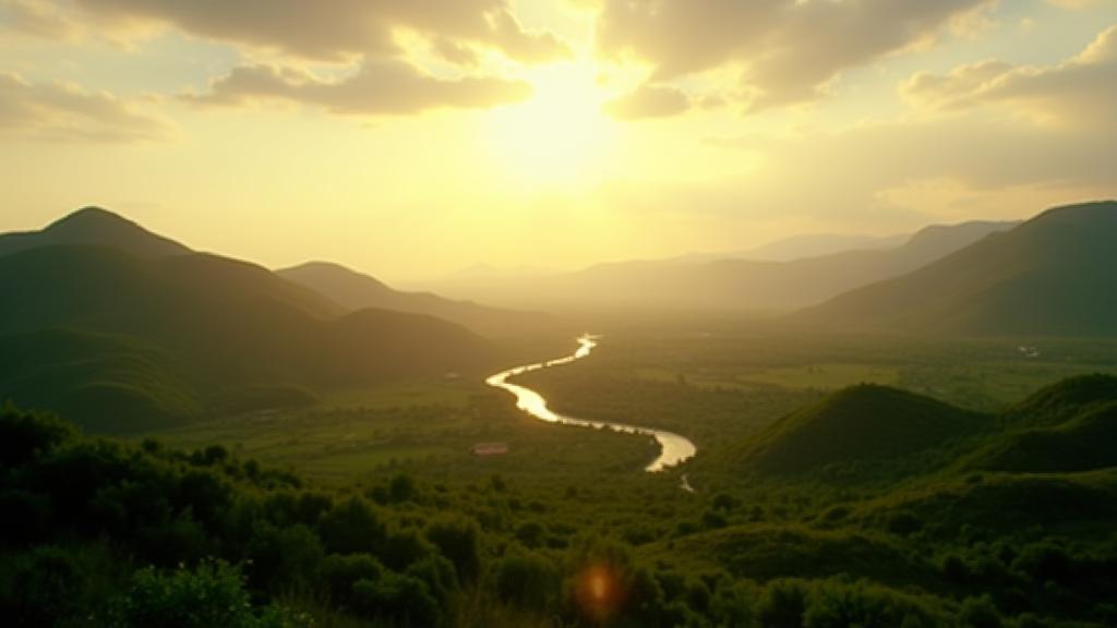 Cinematic shot of a diverse Indian landscape used as a film location