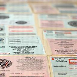 Image representing official documents or permits